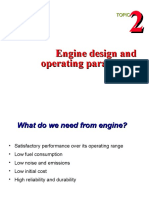 Engine Design and Operating Parameters