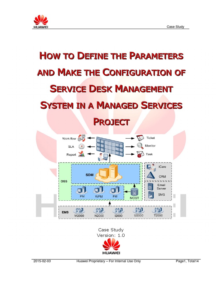 Configuration Of Sdm In Managed Services Project Case Service