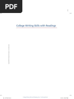 College Writing Skills With Readings Preface