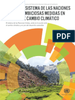 Apoyo del sistema de las Naciones Unidas a ambiciosas medidas en materia de cambio climático