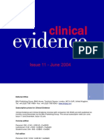 Clinical Evidence