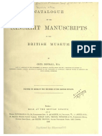 Cataloque of Sanskrit Manuscripts in The British Museum1902