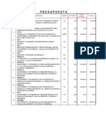 Presupuesto Topografia Mayo 2015