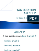 Tag Questions - I Am..., Aren't I
