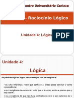 Raciocínio Lógico - Unidade 4