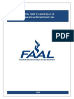 Manual Para a Elaboracao de Trabalhos Academicos FAAL Terceira Edicao 27022015
