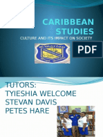 Caribbean Studies Powerpoint(Tps)