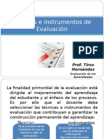 Tecnicas Instrumentos de Evaluacion