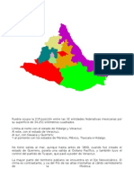 Puebla y Estados Que Colindan