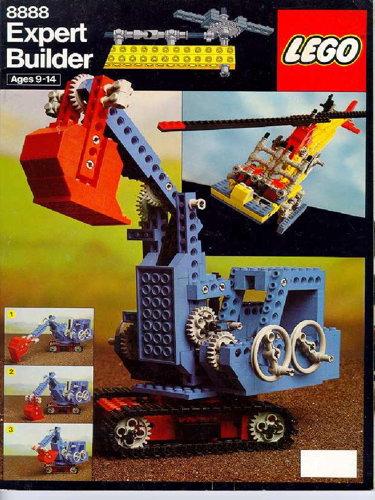 Lego Technic 8888 Idea Book (Expert Builder) Toy Companies Of Denmark Lego