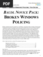 BAUDL Novice Pack Broken Windows Policing