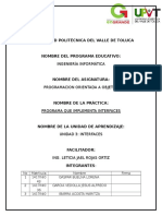 Reporte de Practica U3 Interfaces 1.1