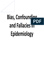4. Bias, Confounding and Fallacies