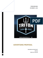 triton brewery proposal website