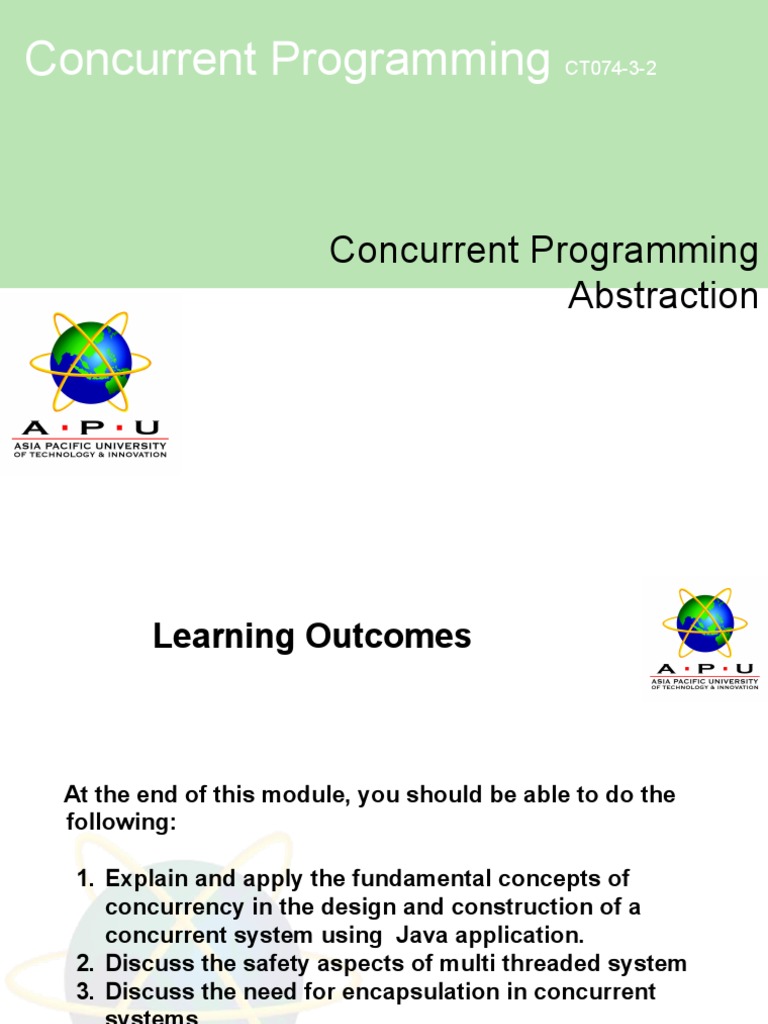 Week 3 Concurrent Programming Abstraction | PDF | Concurrent Computing ...