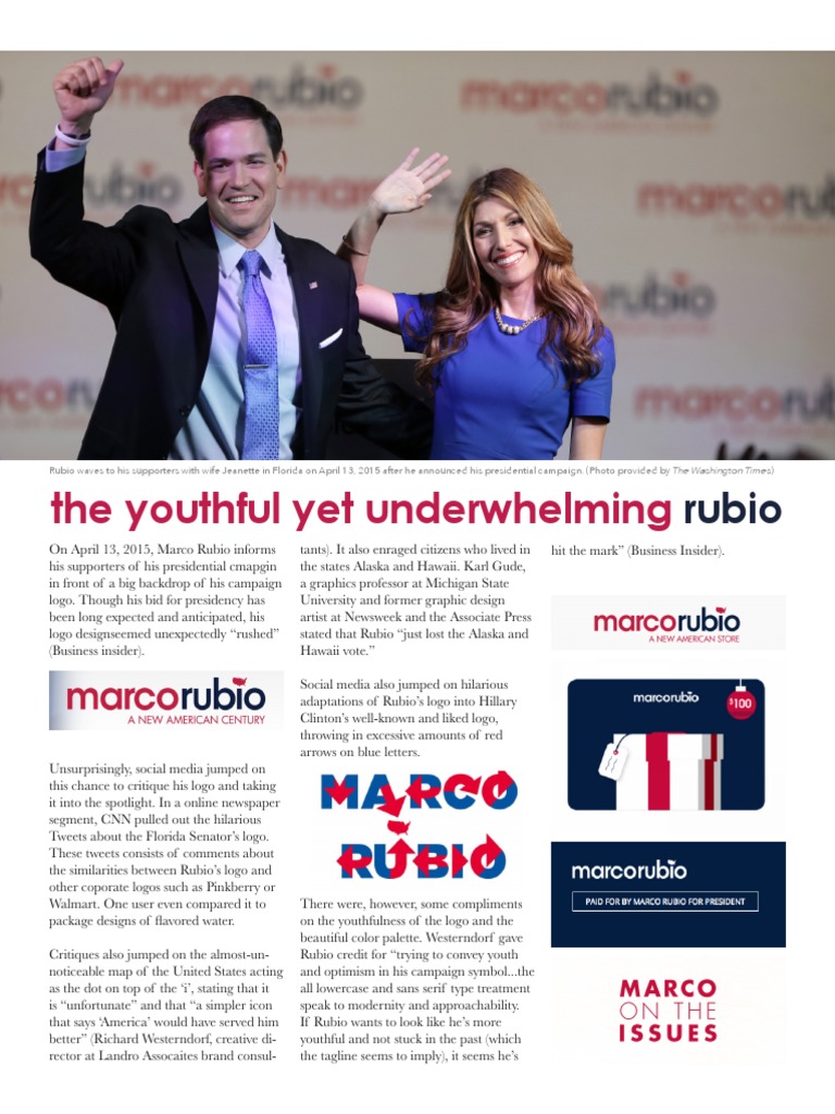 Rubio's Campaign Logo Critique | PDF | Social Science