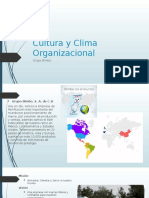 Cultura y Clima Organizacional