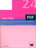Martinez Paramio Agapito - Escribir Teatro-proc