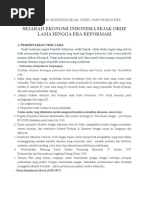 Download Sejarah Ekonomi Indonesia Sejak Orde Lama Hingga Era Reformasi by razi SN296138829 doc pdf