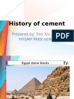 GEC 1033 History of Cement