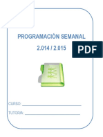 programacion semanal