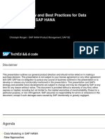 Best Practice For Data Modeling With HANA PDF