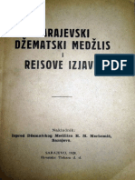 Sarajevski Džematski Medžlis I Reisove Izjave (1928) 1