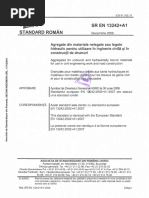 SR EN 13242 +A1 2008 -Agregate din materiale nelegate sau legate hidraulic pentru utilizare în inginerie civilă şi în construcţii de drumuri 