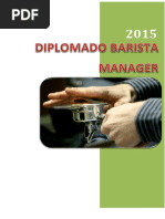 Diplomado Barista Manager 2015