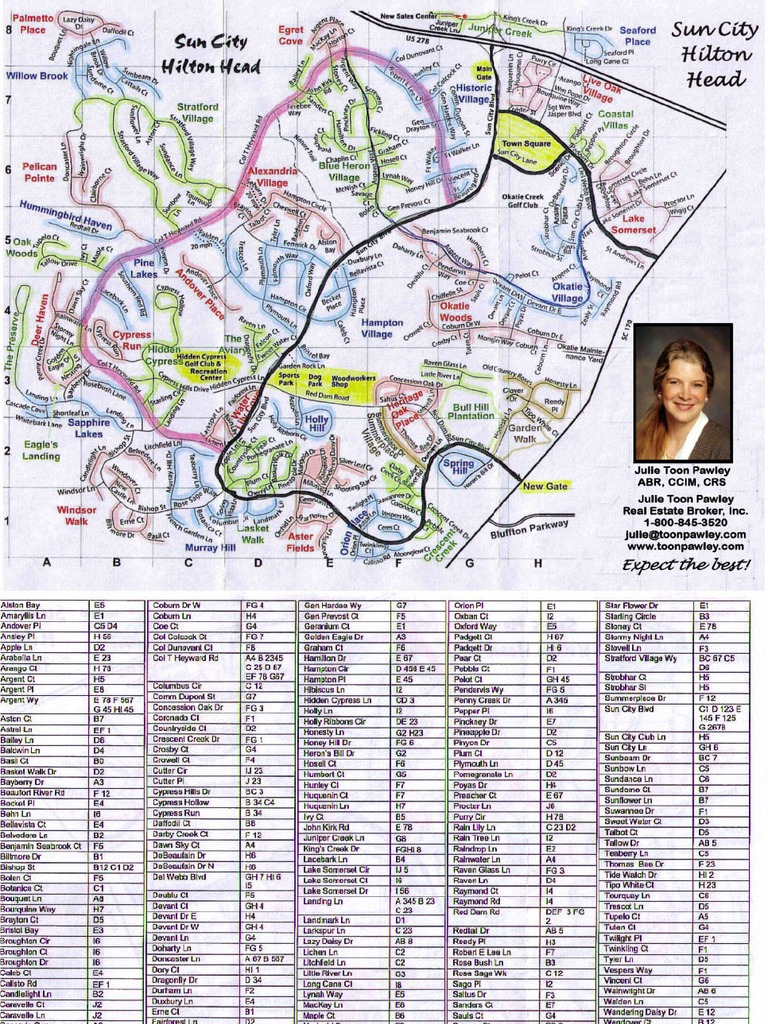 Sun City Hilton Head Street MapJTP PDF