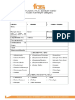 Formulario Padrão Grupos de Estudo