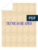 Tecnicas de Apeo, Desrame y Trozado