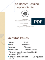 Case Report Session - Appendicitis