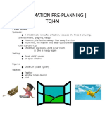3D Animation Pre-Planning - Tgj4M: Proposal