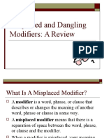 Misplaced Modifiers Guide