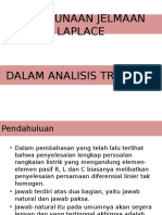 PENGGUNAAN JELMAAN LAPLACE DALAM ANALISIS TRANSIEN