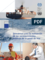 Directrices para La Realización de Los Reconocimientos Médicos de La Gente de Mar