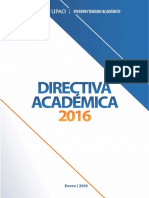 Directiva Académica 2016