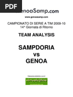 Cartella Stampa Sampdoria Genoa