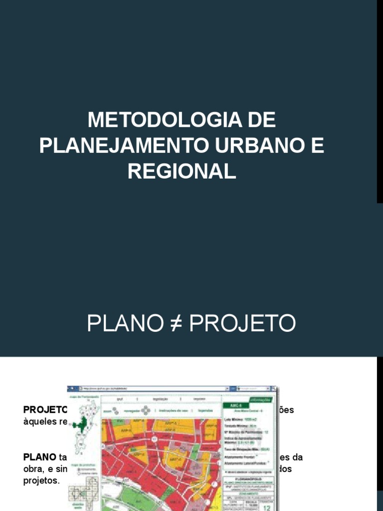 Planejamento Urbano: Conceitos e Etapas | PDF | Planejamento urbano ...