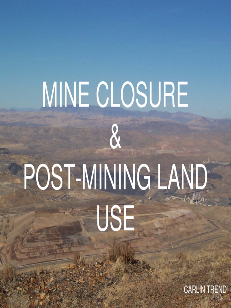 Post-Mining Land Use Planning Guide | PDF