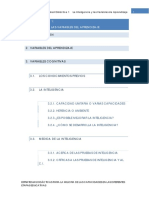 UD1 La Inteligencia y Las Variables Del Aprendizaje