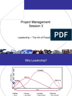 Project Management Session 3: Leadership - The Art of Possibility