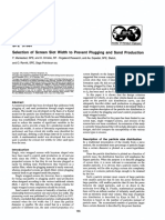 SPE-31087-MS Selection of Screen Slot With To Prevent Plugging and Sand Production