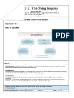 Module 2 Assignment Teaching Inquiry Tim Webster