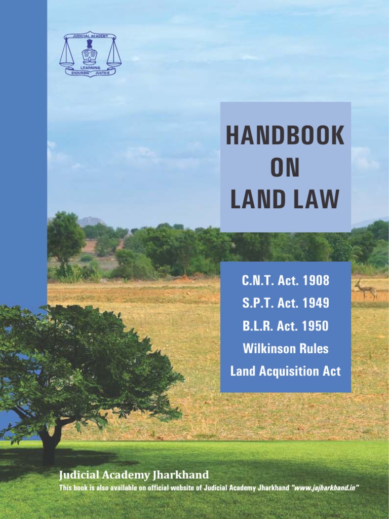Handbook on Land Law Jharkhand Leasehold Estate Lawsuit