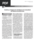 Régimen de Gradualidad Detracciones