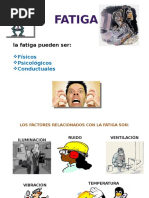 Ergonomia Unidad 3 Factores de Fatiga