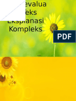 Mengevaluasi Teks Eksplanasi Kompleks