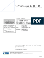 Avis Technique Alucobond Cassette PDF